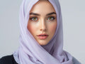 Premium Chiffon Hijab- Lilac