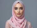 Cotton Voile Hijab-Pink
